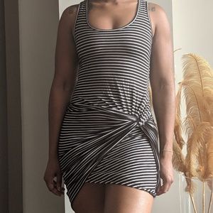 Black & White striped dress